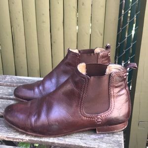 Frye brown ankle boots size 8.5